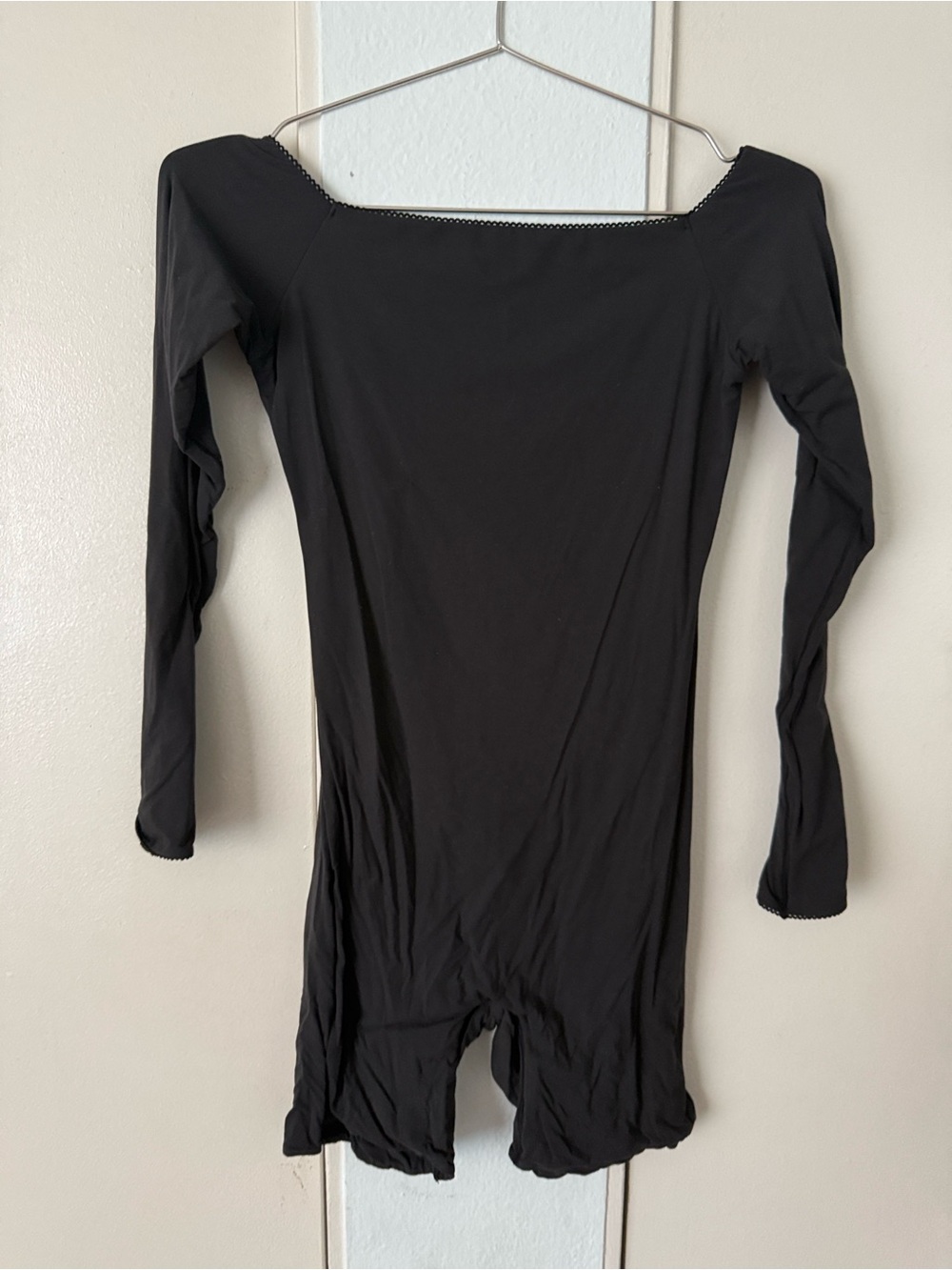 SKIMS Black Long Sleeve Body Layer